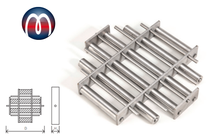 Food Industry Grade Stainless Steel Magnetic Separator Grid