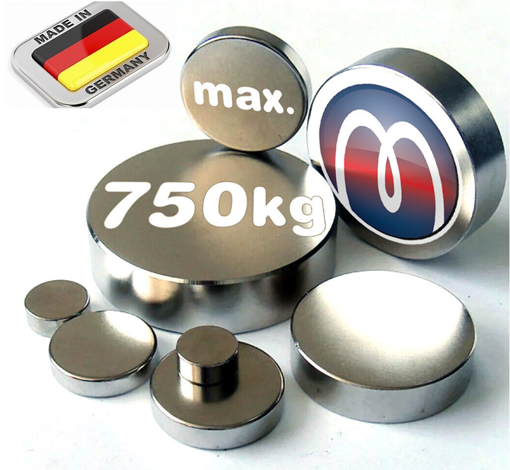 Neodym-Magnete, Neo-Magnete, Neodym-Eisen-Bor-Magnete, Neodym Scheibenmagnete, Rundmagnete, Magnetscheiben, Magnetscheibe, Rundmagnet, Zylindermagnete, Magnetzylinder, Zylindermagnet, Magnet, Magnete, Supermagnete, Neodym Magnete Magnet Scheiben Rund, Scheibenmagnet super Stark Scheibe, Rundmagnet, Runder Magnet verchromt